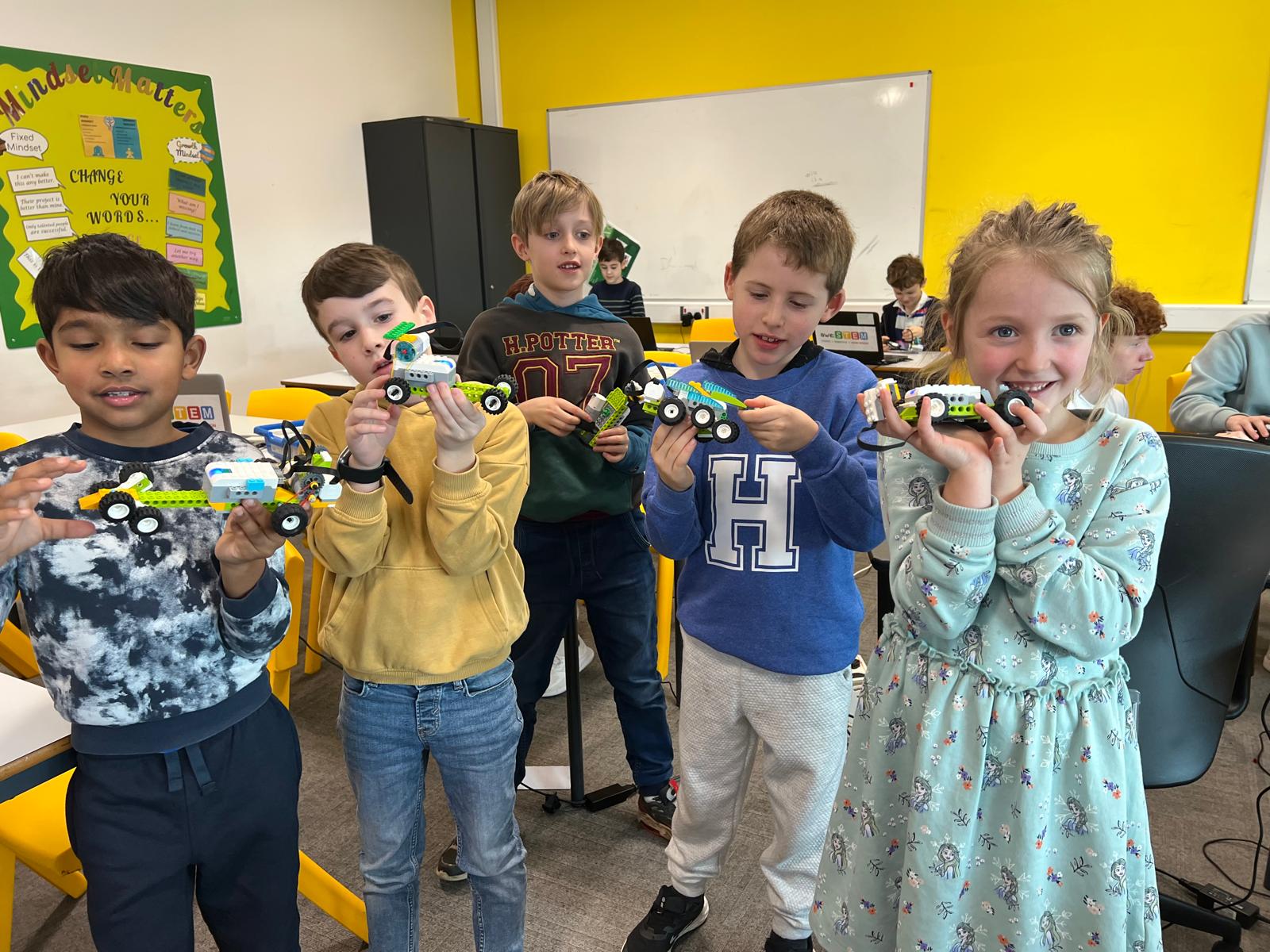 Finished LEGO WeDo Buggies