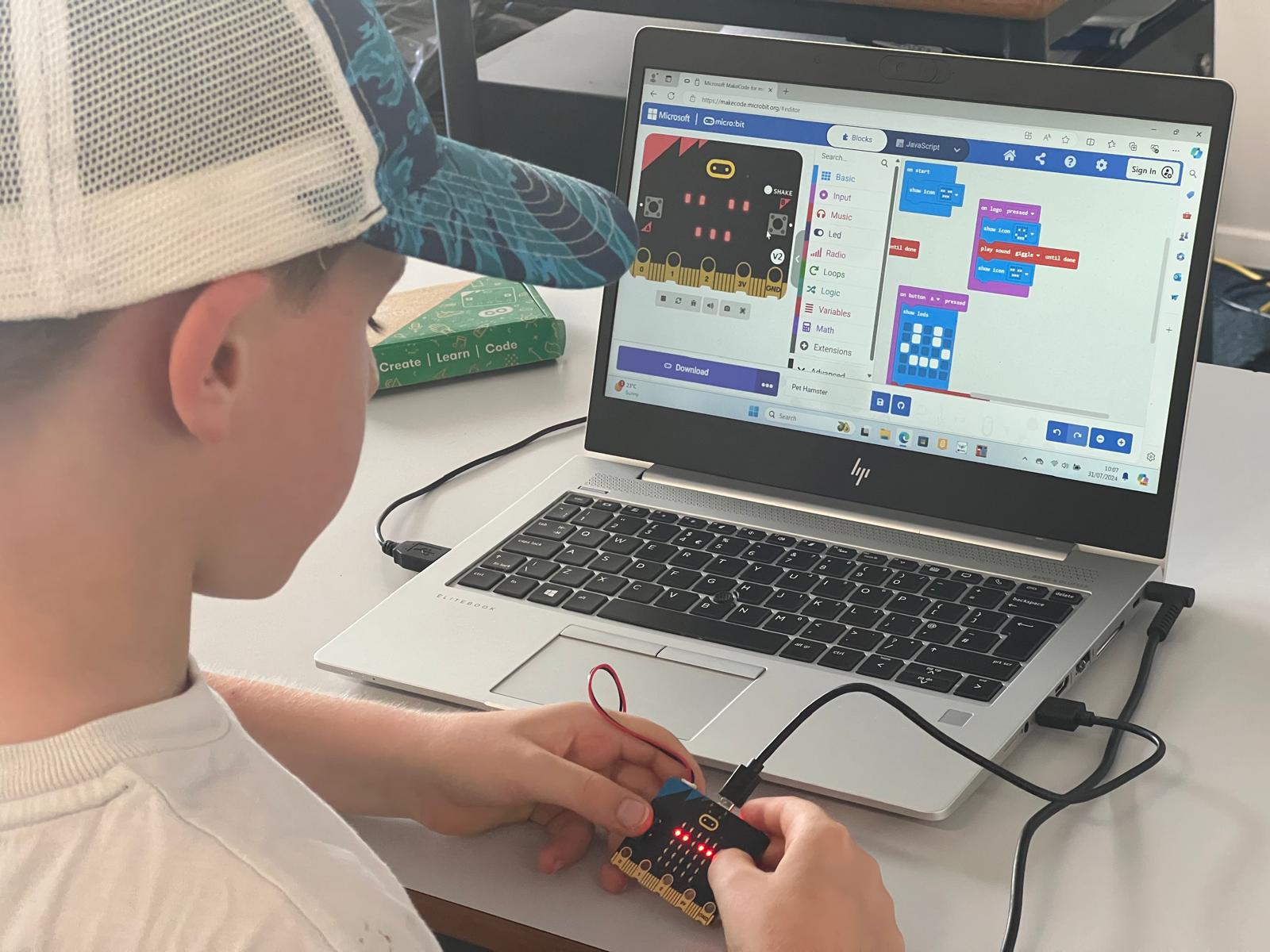 Programming a micro:bit