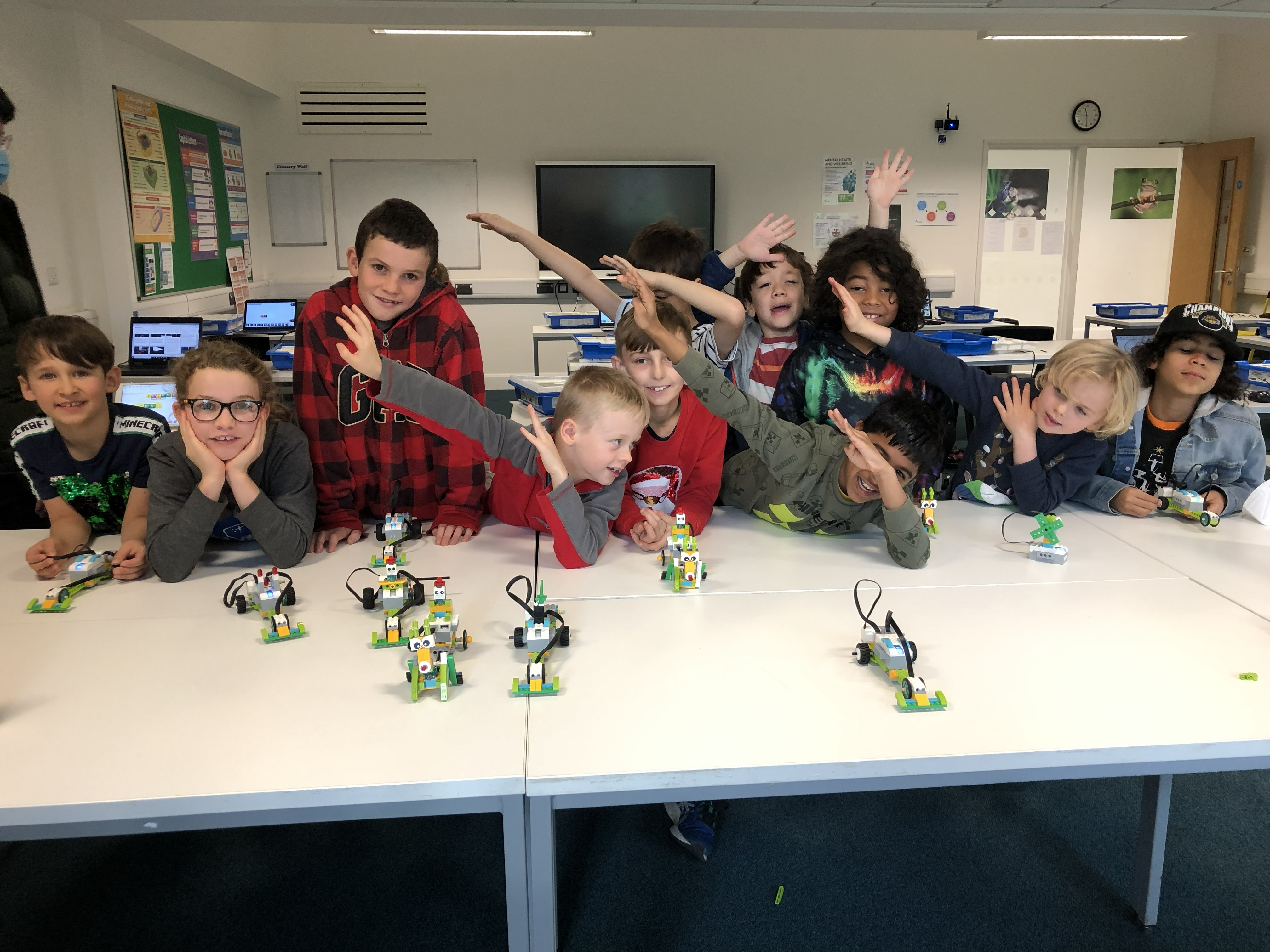 The Whole Class and Their Robots